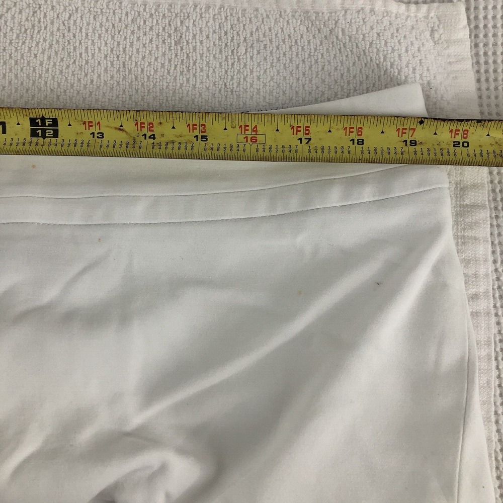 Peter Nygard cropped pants women's Plus size 18W white stretch zipper hem - Picture 6 of 7